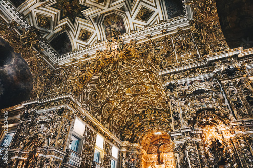 gold interior of São Francisco Church