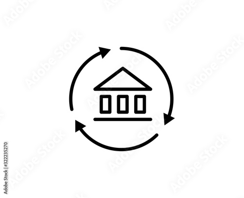 Finance line icon