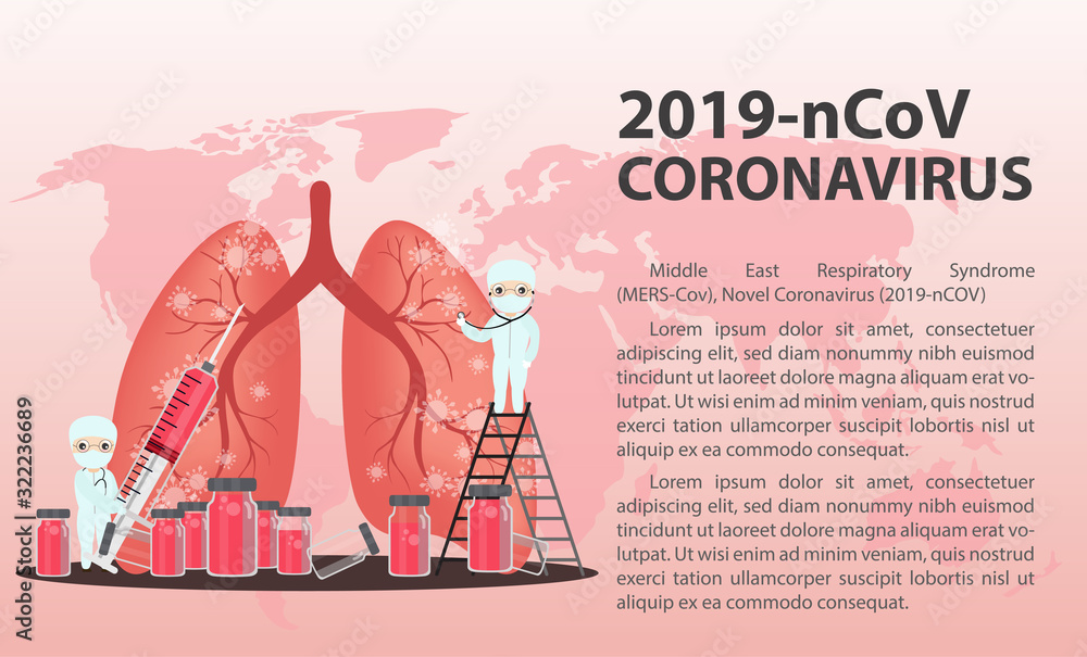 2019-20 Wuhan coronavirus outbreak Concept.