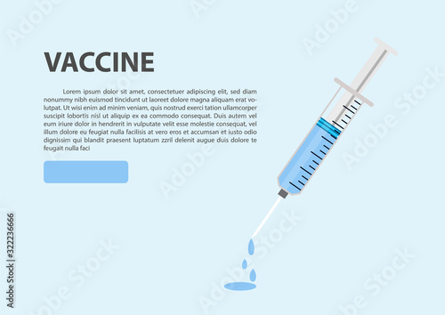 Concept of vaccination.