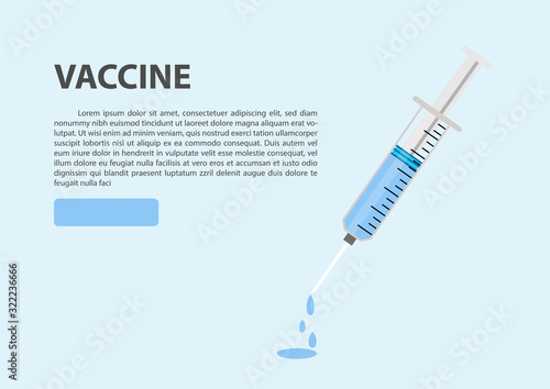 Concept of vaccination.