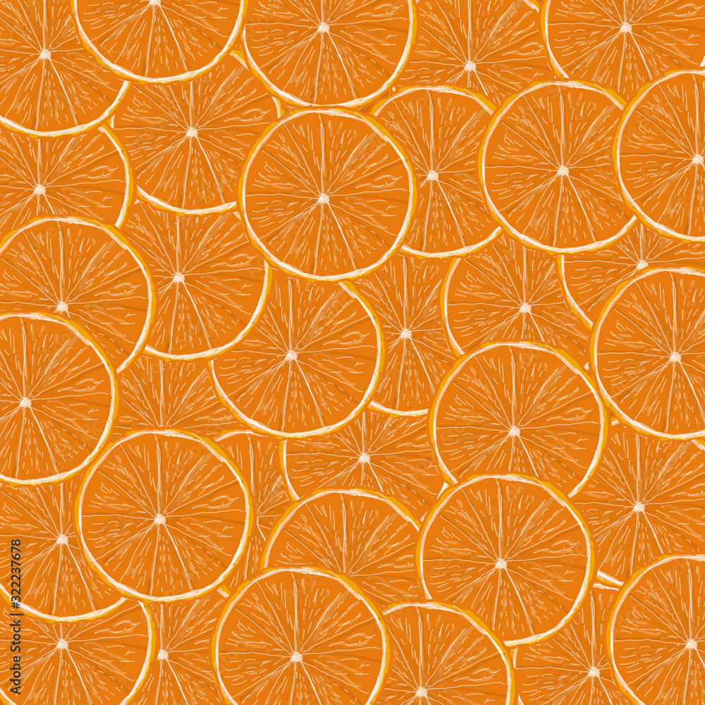 pattern of cut oranges pattern of cut oranges