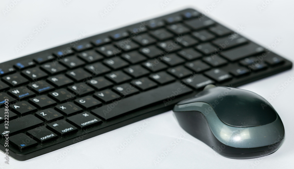 keyboard & mouse isolated on white background keyboard & mouse isolated on white background