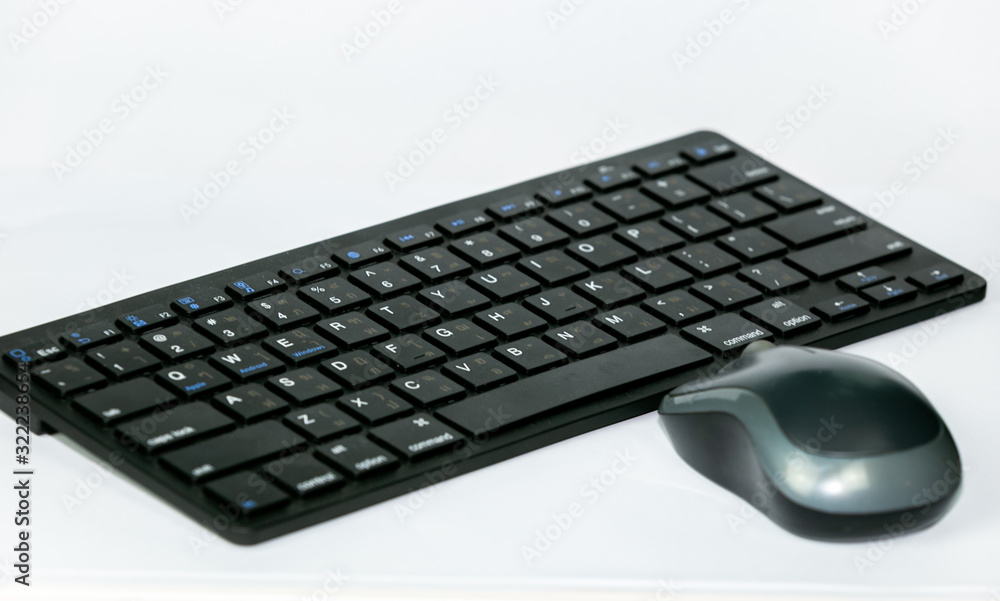 keyboard & mouse isolated on white background keyboard & mouse isolated on white background
