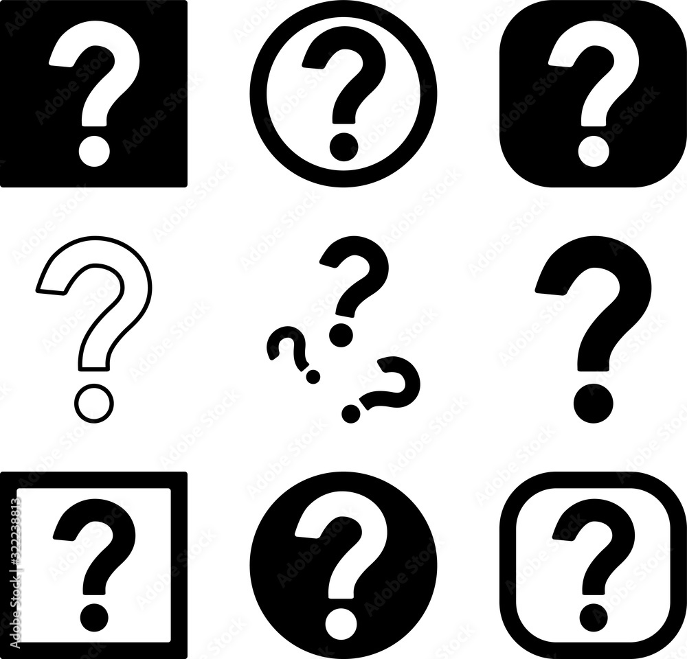 はてなマーク アイコンセット Stock Vector Adobe Stock はてなマーク アイコンセット Stock Vector Adobe Stock