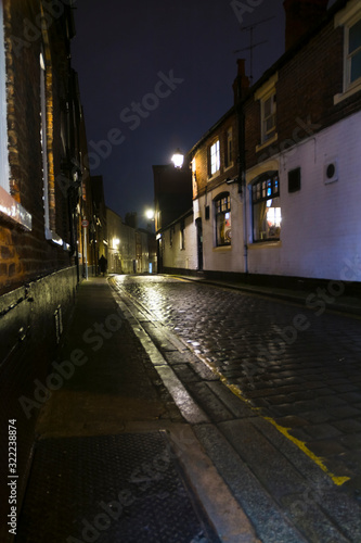 Streets in the old city of Chester photo