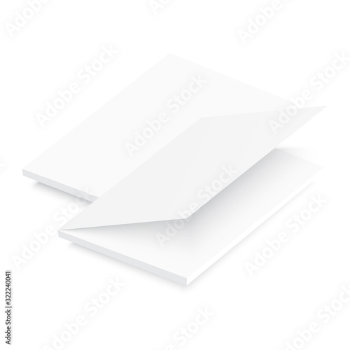 Realistic book mock up. Vector.