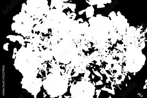 Black and white grunge texture. The template is outdated surface