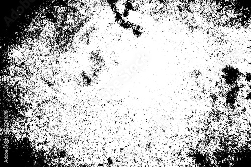 Black and white grunge texture. The template is outdated surface
