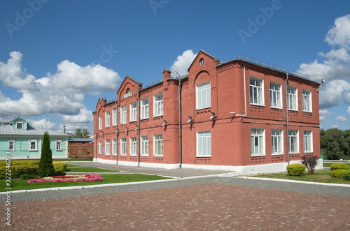 School on the Cathedral square in Kolomna, Russia. The building was built in 1865