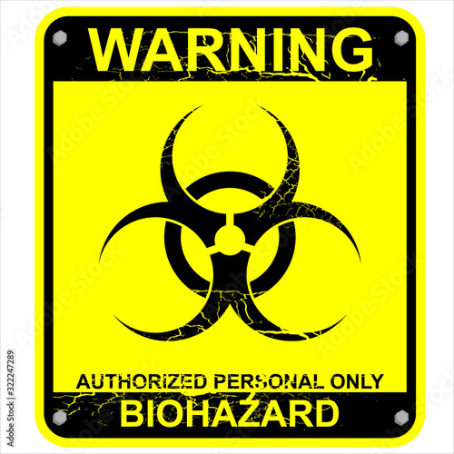 biohazard warning sign