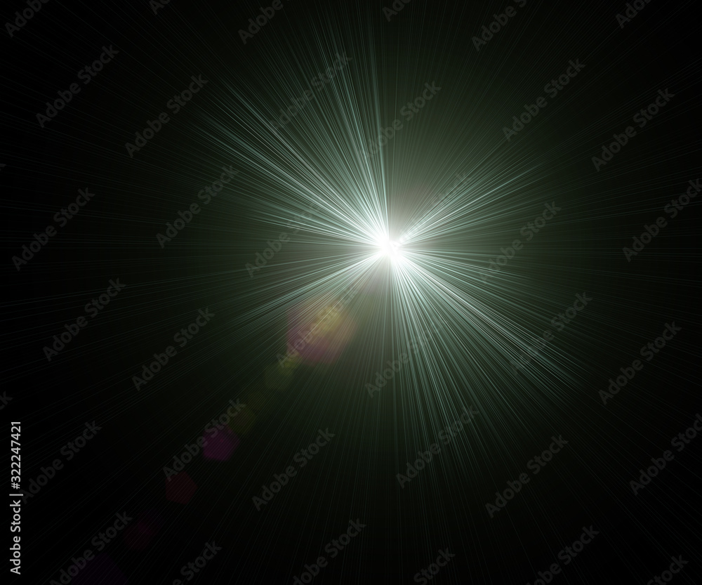 Solar lens flare