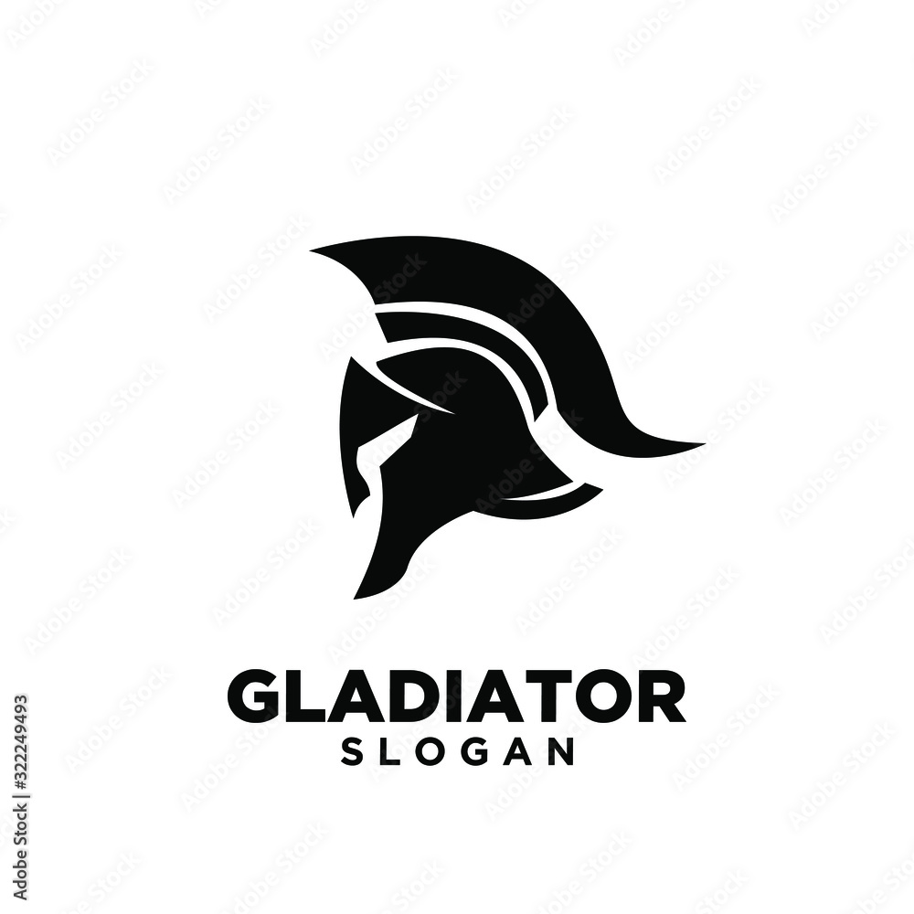 head gladiator spartan logo icon design head gladiator spartan logo icon design