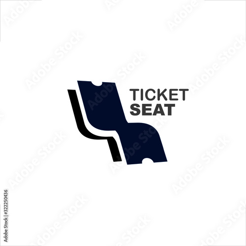 ticket logo seat design