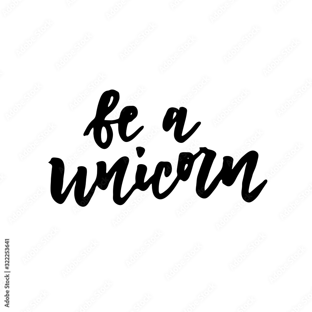 Born to be a Unicorn hand lettering text for clothes. Vector illustration in doodle style. Typography. Great for logotype, badge, icon, card, poster, birthday party, invitation template. Born to be a Unicorn hand lettering text for clothes. Vector illustration in doodle style. Typography. Great for logotype, badge, icon, card, poster, birthday party, invitation template.