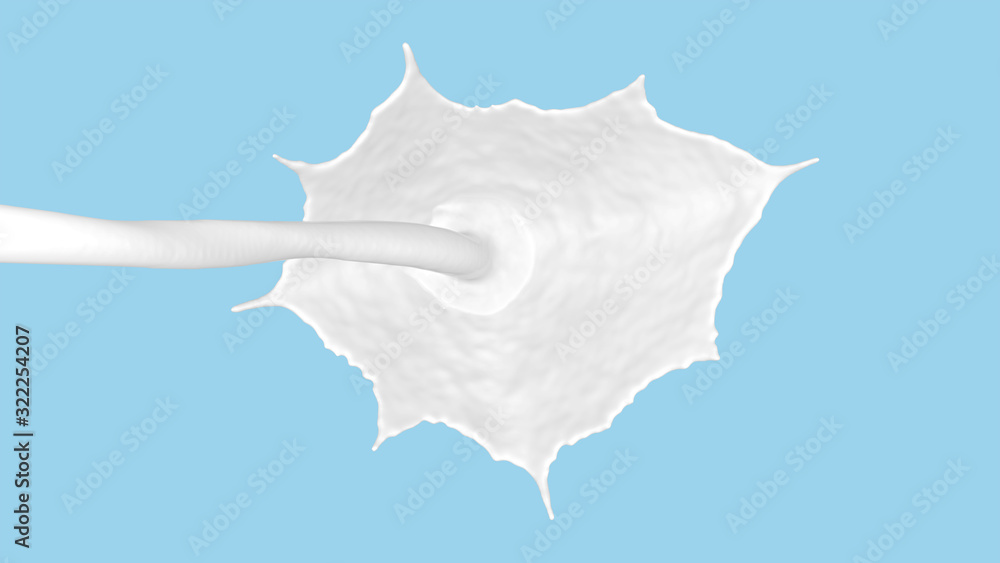 Milk drop with splash, Realistic product rendering is a convenient way for your advertising, 3D Render process, 4k Ultra HD 3840x2160. Milk drop with splash, Realistic product rendering is a convenient way for your advertising, 3D Render process, 4k Ultra HD 3840x2160.