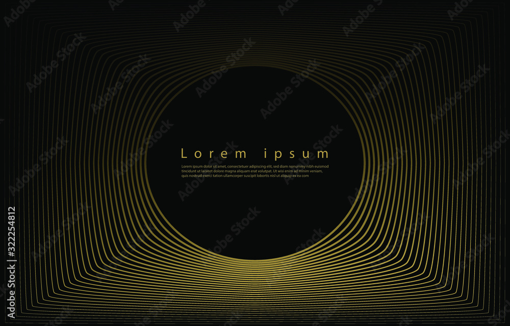Linear geometric pattern, abstract premium gold gradation on a black background. card. Poster. elements design for presentation. Linear geometric pattern, abstract premium gold gradation on a black background. card. Poster. elements design for presentation.