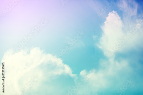 Blue sky with clouds. Abstract nature sky background. Aerial view. Sky texture. Abstract nature background
