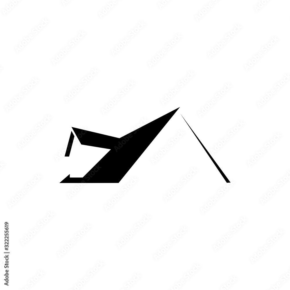 Black House roof icon isolated on white background Black House roof icon isolated on white background