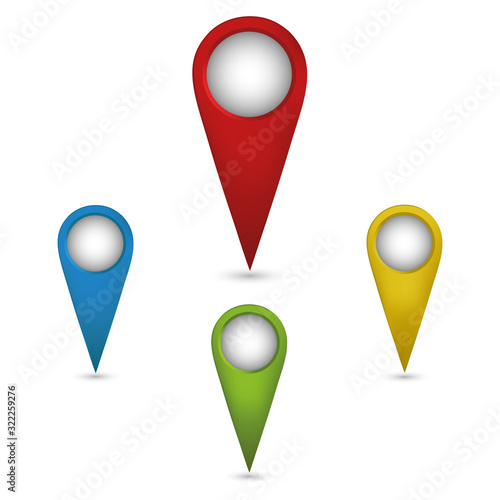 Free Download Vector map pointer - GFXLoad