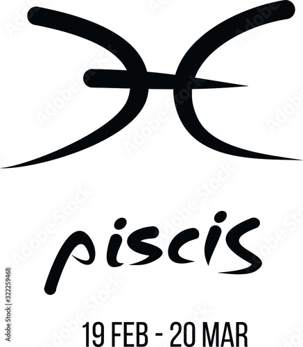 Signo Piscis. Zodiaco