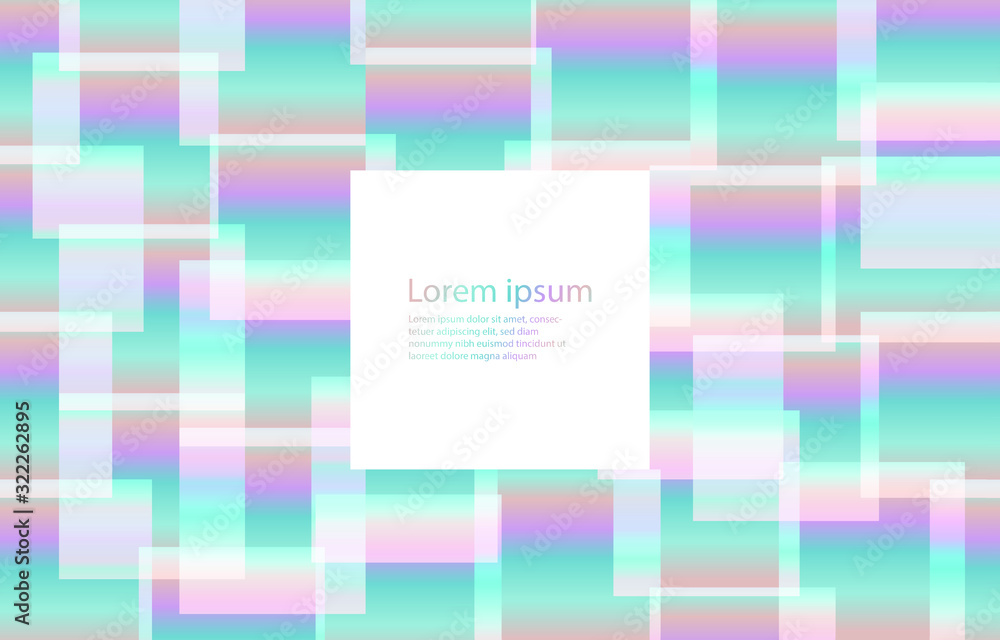 Square fantasy graphic, abstract wonderful gradation on a holographic foil background with copy space. card. Poster. elements design for presentation. Square fantasy graphic, abstract wonderful gradation on a holographic foil background with copy space. card. Poster. elements design for presentation.