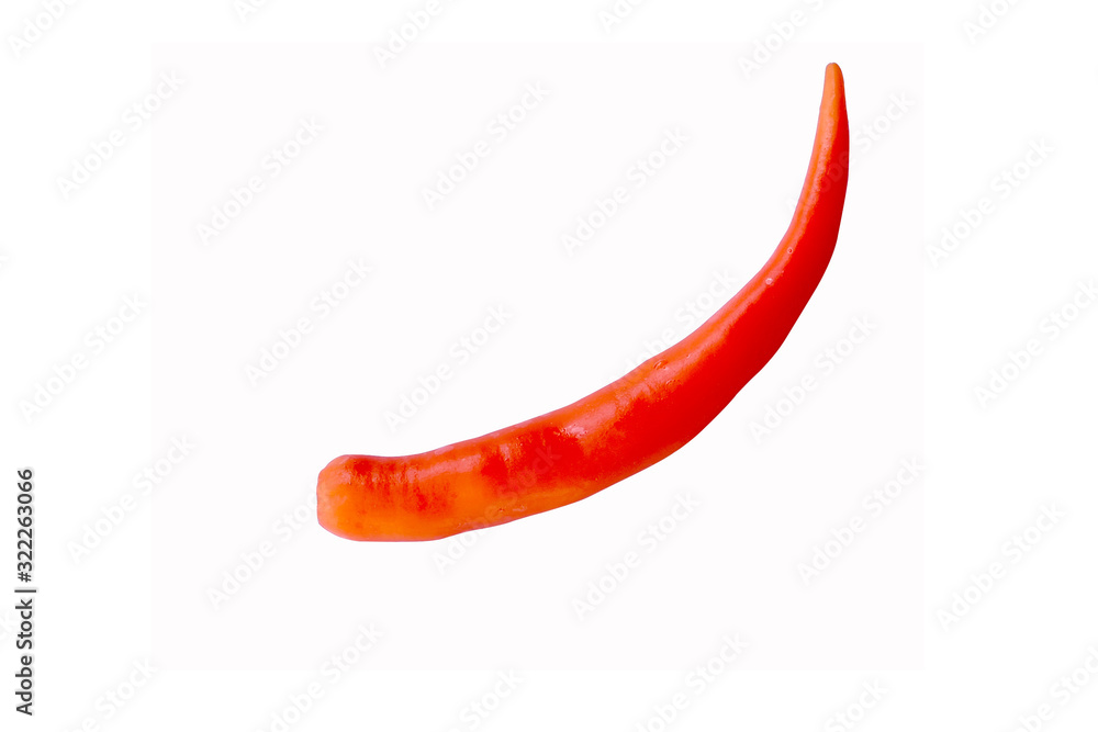red hot pepper isolated on white background red hot pepper isolated on white background