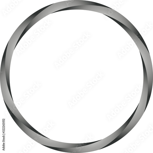 丸　円　銀 　リング