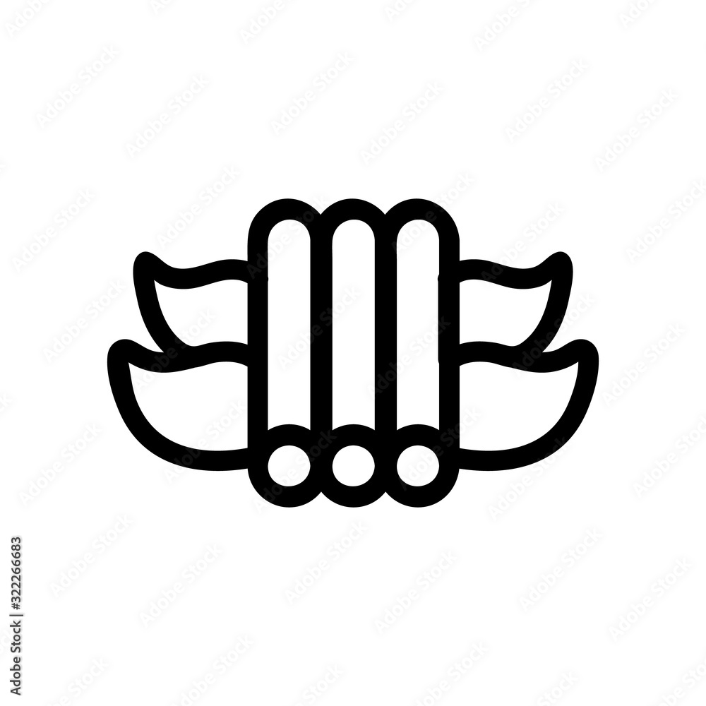Spice icon vector. Thin line sign. Isolated contour symbol illustration Spice icon vector. Thin line sign. Isolated contour symbol illustration