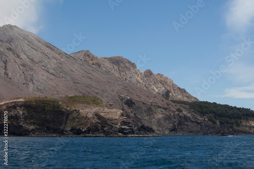 Whakaari White Island. Volcano. New Zealand. Taupo Volcanic Zone.