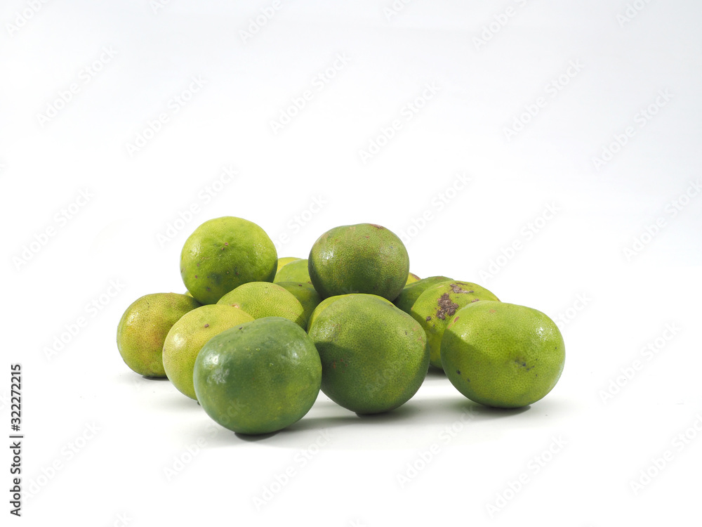Fresh lime isolate on white background.Organic food. Fresh lime isolate on white background.Organic food.