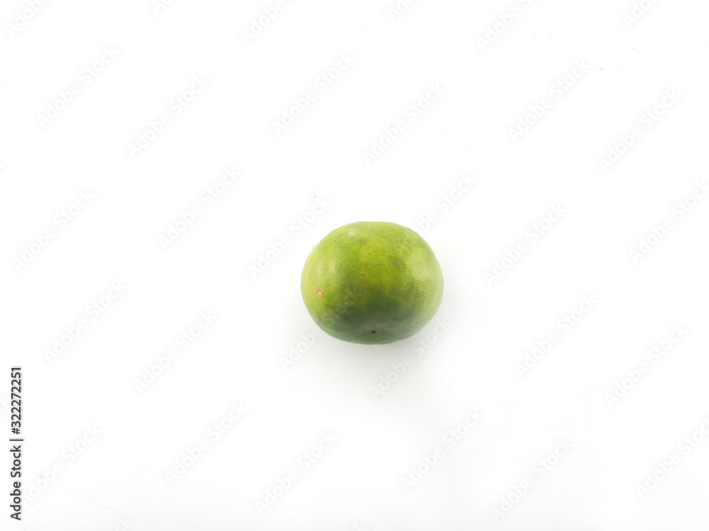 Fresh lime isolate on white background.Organic food. Fresh lime isolate on white background.Organic food.