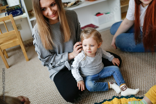 Photography Mom and daughter together at group lesson