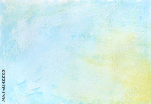 Artistic sea painting background. Abstract sea beach draft. Summer vacation draft washed painted with strokes background. .