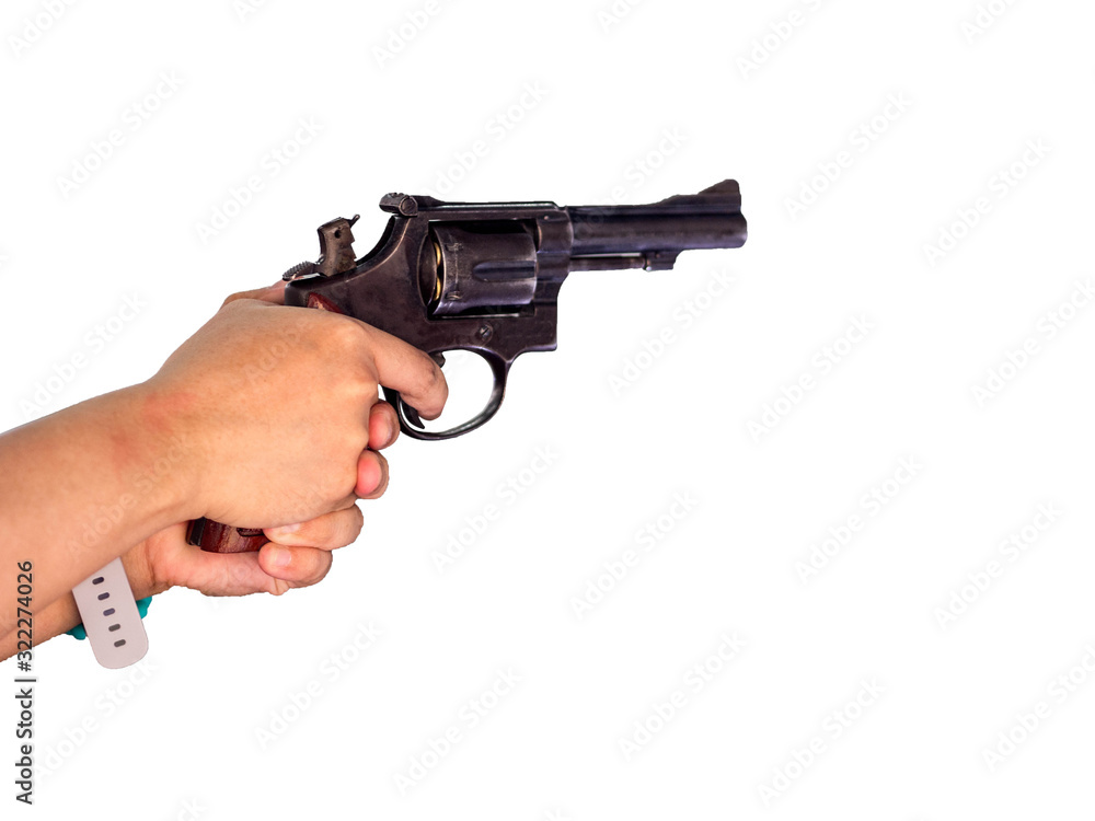 shot gun isolated include clipping path on white background shot gun isolated include clipping path on white background