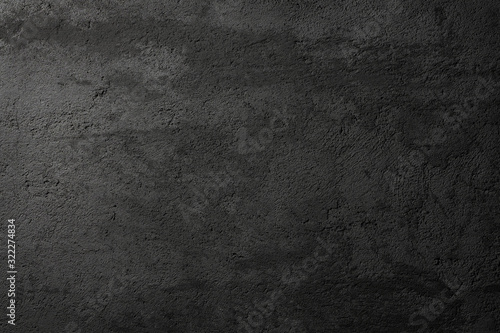 Texture, grunge black asphalt or concrete wall as background