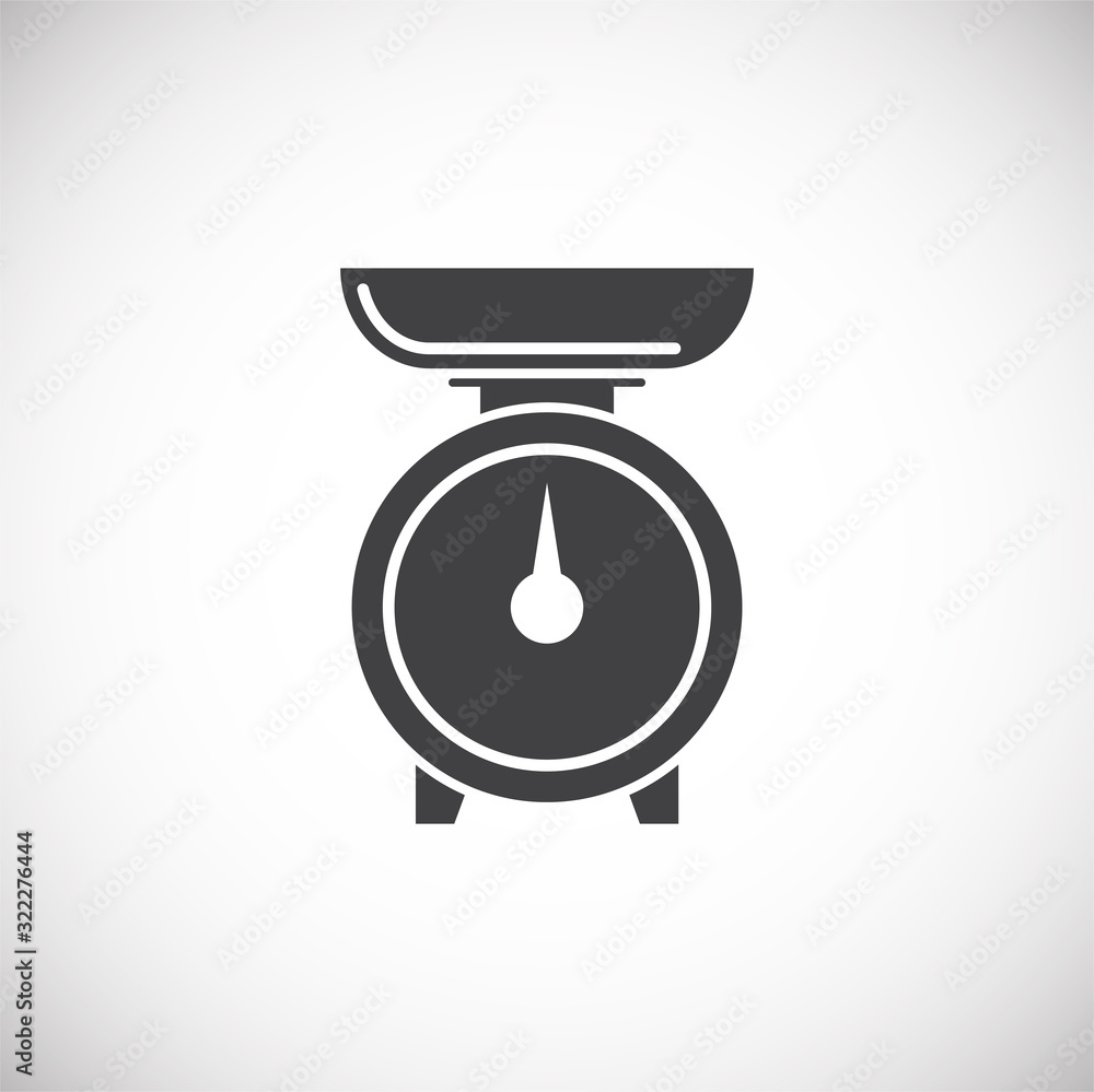 Scales related icon on background for graphic and web design. Creative illustration concept symbol for web or mobile app Scales related icon on background for graphic and web design. Creative illustration concept symbol for web or mobile app