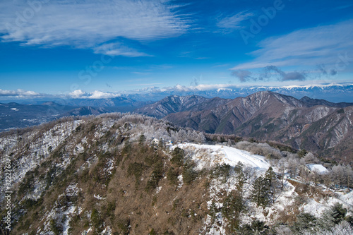 三ツ峠,冬山,雪,青空,風景,景色 © Kazuhiro.Kimura