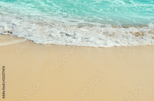 Sea and sand, beautiful beach, daylight, holiday summer concept © NAPAPORN