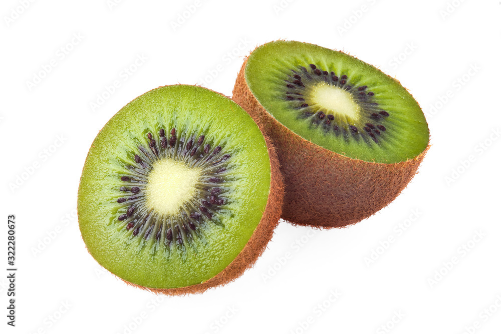Fresh kiwi isolated on white background Fresh kiwi isolated on white background