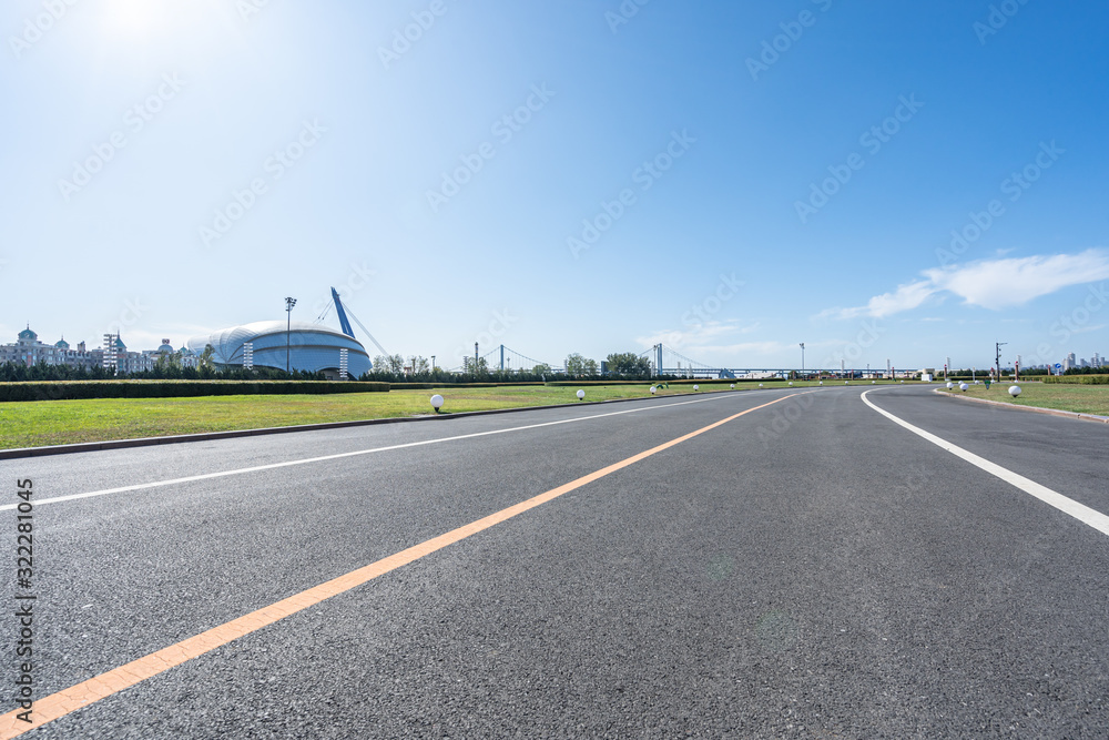 Fototapeta premium road in city