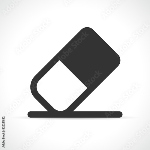 Vector eraser icon symbol design