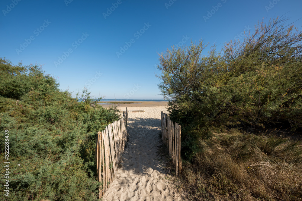 BASSIN D'ARCACHON (France), plage de La Hume à Gujan BASSIN D'ARCACHON (France), plage de La Hume à Gujan