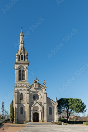 BASSIN D'ARCACHON (France), église de Le Teich