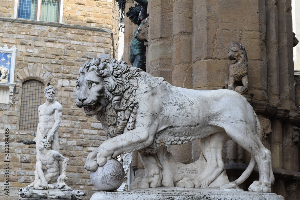 Awesome Piazza della Signoria in Florence Tuscany Italy Europe 