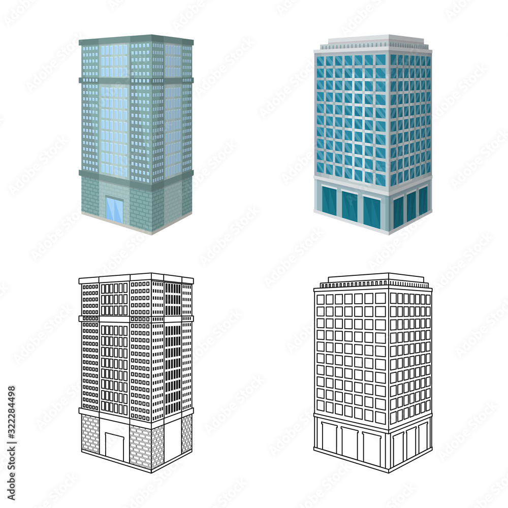 Vector illustration of construction and building logo. Set of construction and estate stock symbol for web. Vector illustration of construction and building logo. Set of construction and estate stock symbol for web.