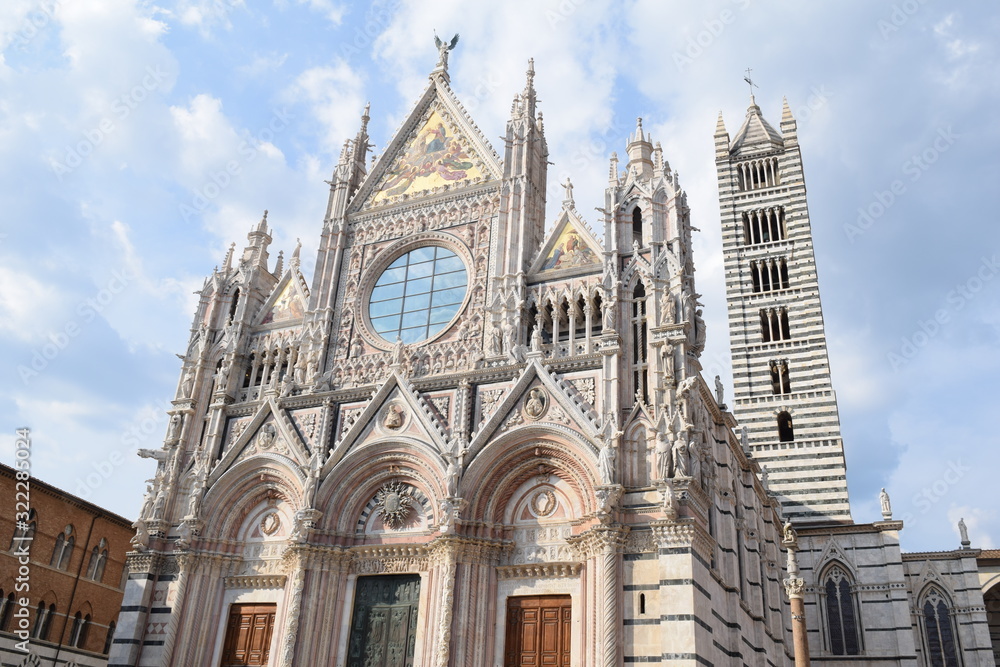 Beautiful view   Duomo Siena Italy Europe