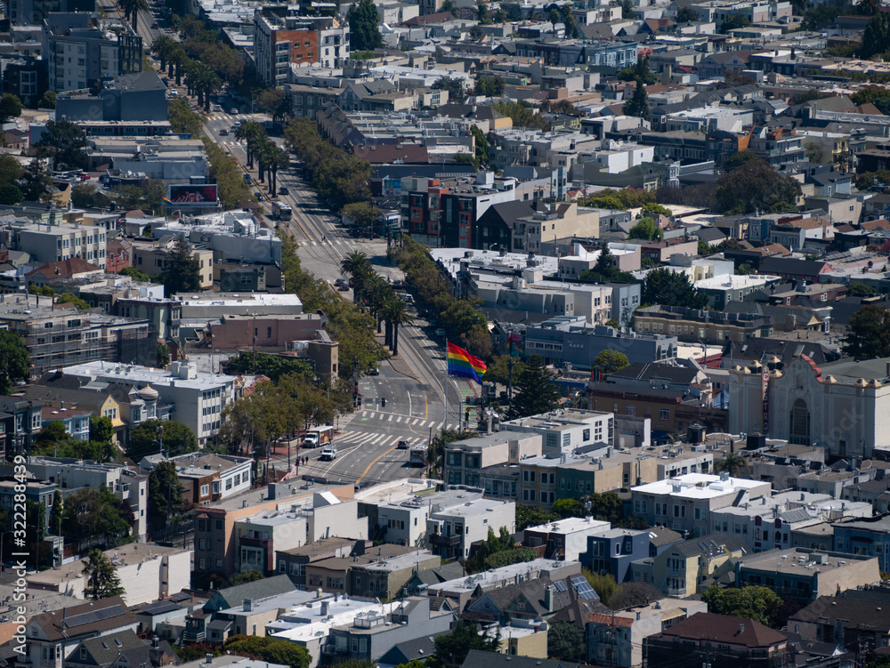 Huge Pride Flag in San Franzisco