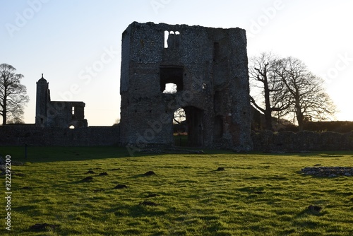 The inner gatehouse of Baconsthorpe Castle, in Norfolk, England, UK. photo