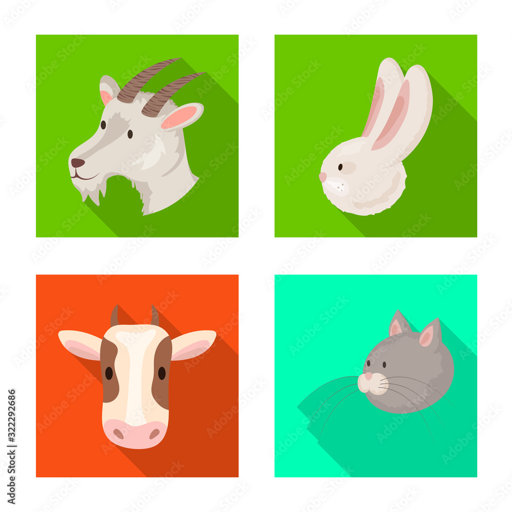 Vector design of agriculture and breeding sign. Set of agriculture and organic stock symbol for web. Vector design of agriculture and breeding sign. Set of agriculture and organic stock symbol for web.